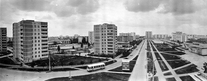 1982. Widok na centrum miasta.  (fot. Władimir Repik / Ukrinform) 